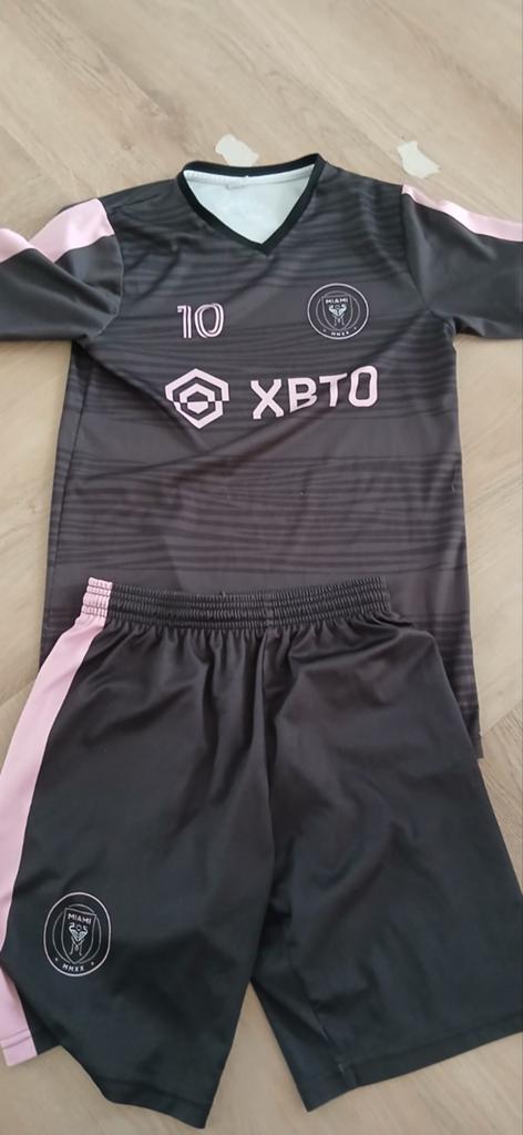 Voetbaltenue Messi Inter Miami 164, Maat XS of kleiner, Verzenden, Zo goed als nieuw, Shirt