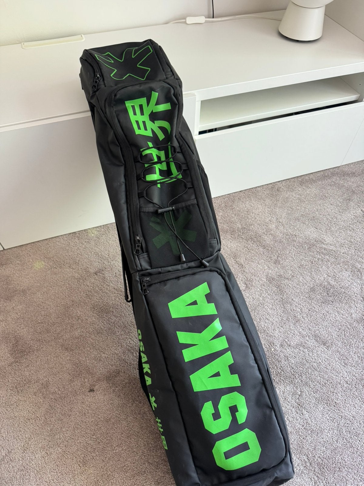 OSAKA hockeysticktas zwart- groen large, Ophalen of Verzenden, Gebruikt, Tas