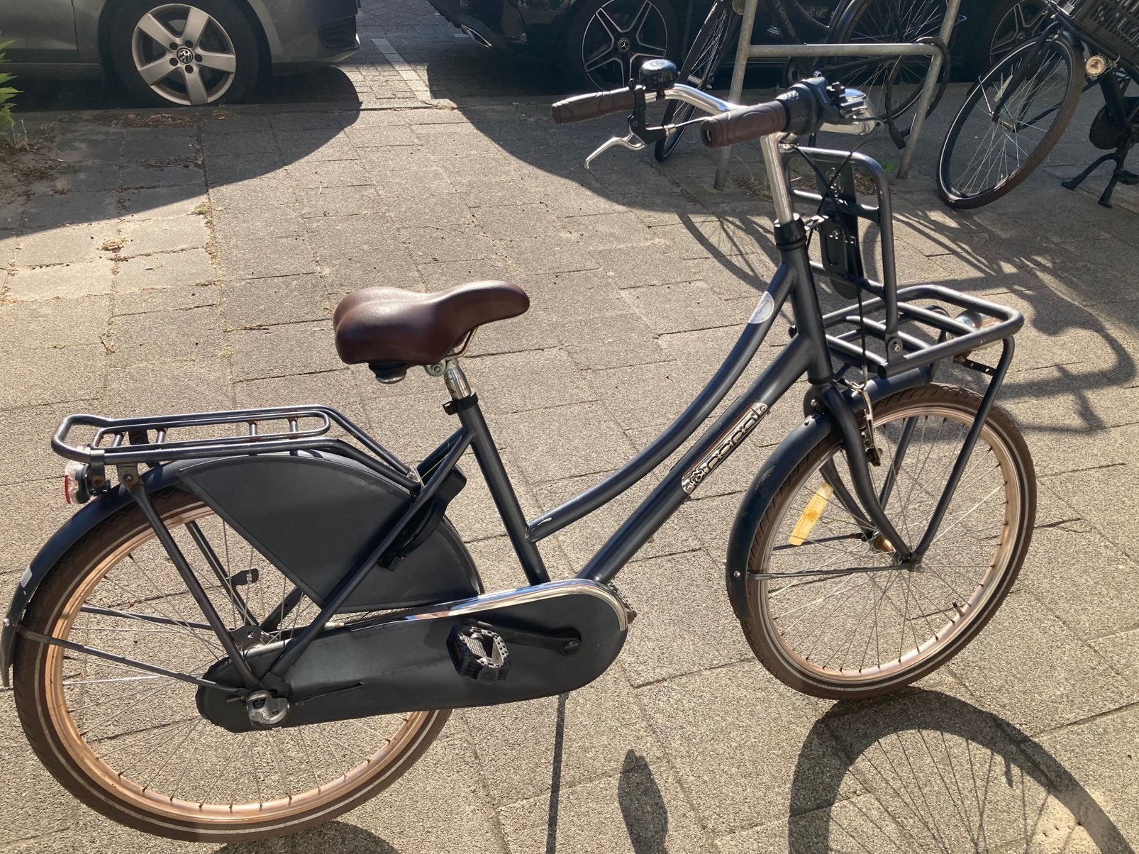 Meisjesfiets, 24 inch, Terugtraprem, Ophalen of Verzenden, Handrem, Gebruikt