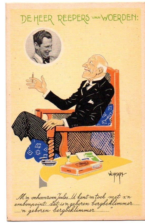 De heer Reepers van Woerden illustrator W Heskes, Ophalen, 1940 tot 1960, Ongelopen, Overige thema's
