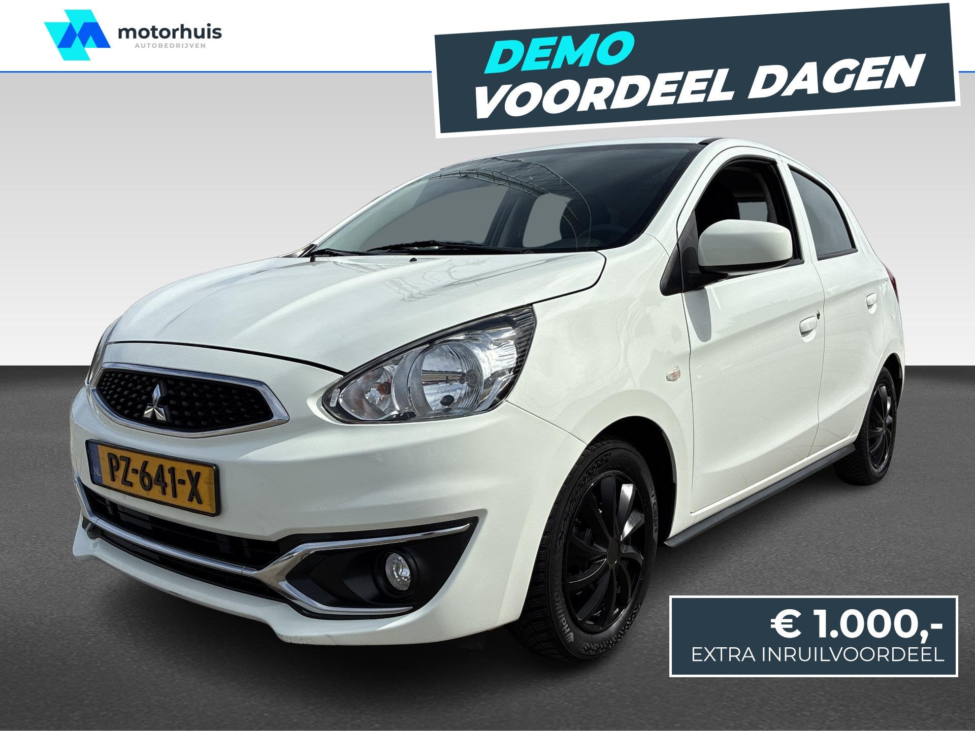 Mitsubishi Space Star 1.0 Cool+, Auto's, Gebruikt, Euro 6, Wit, Origineel Nederlands