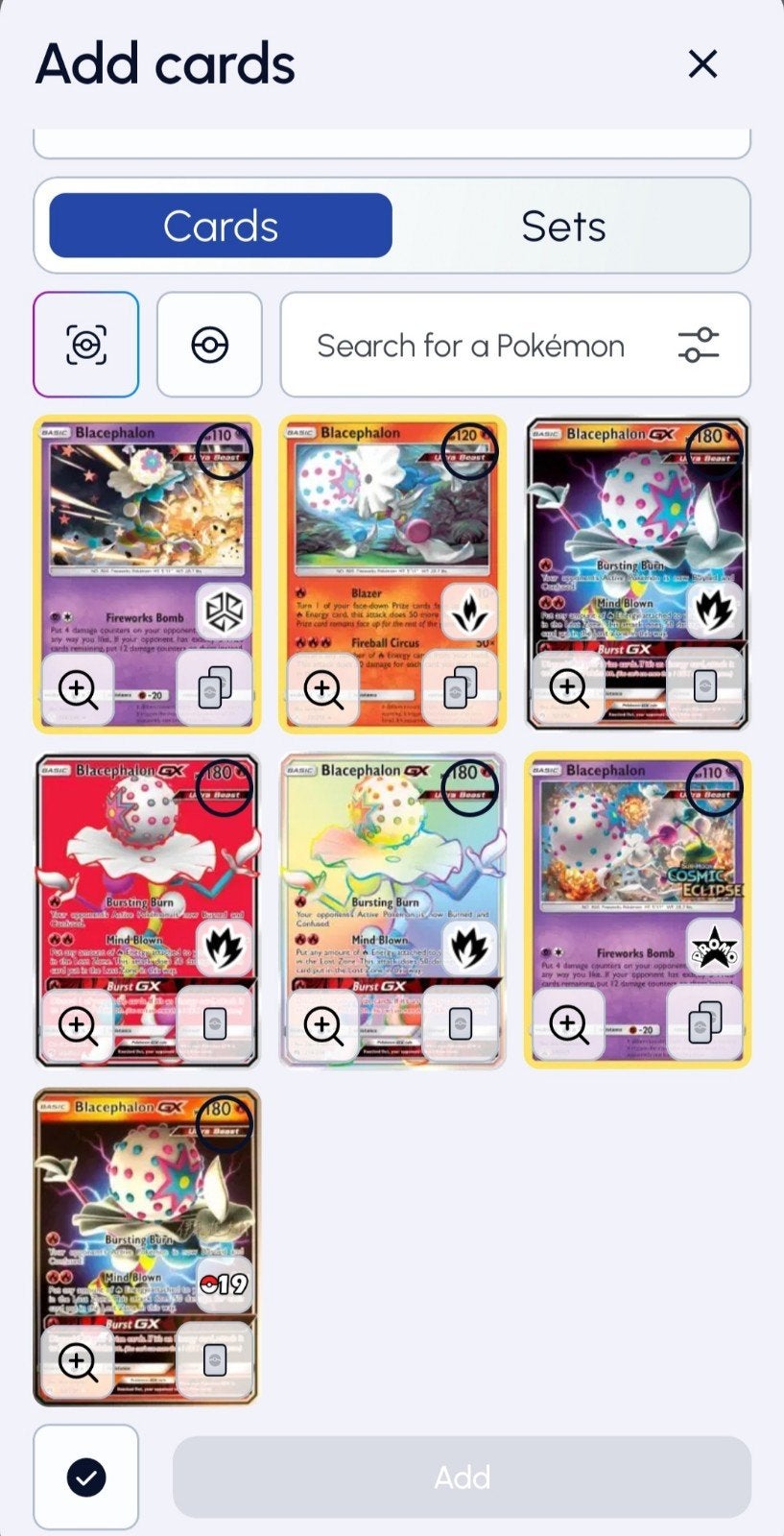 Opzoek naar ultrabeast pokemon kaarten, Ophalen