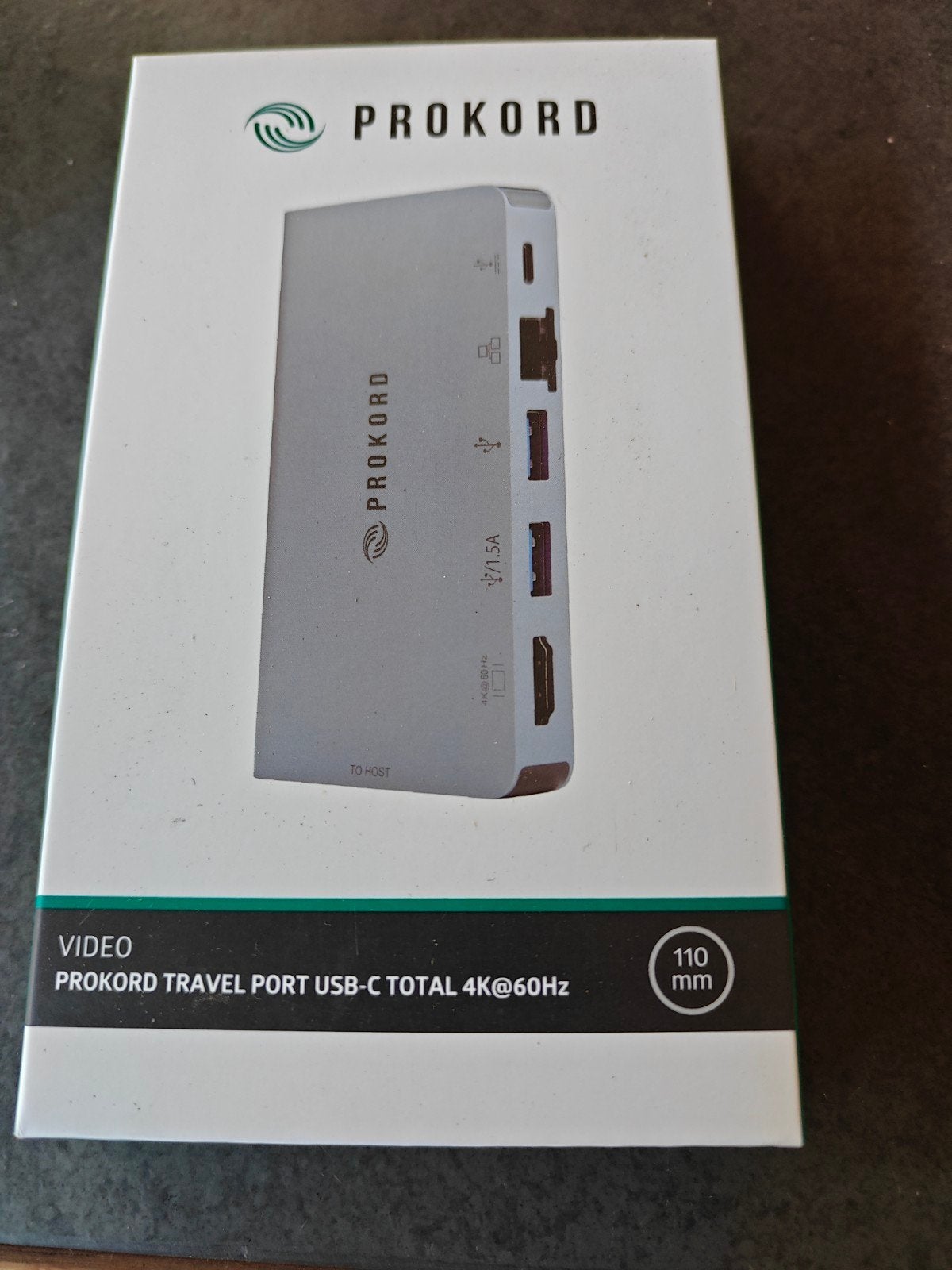 PROKORD Travel Port USB-C Total 4K@60Hz, Ophalen of Verzenden, Nieuw