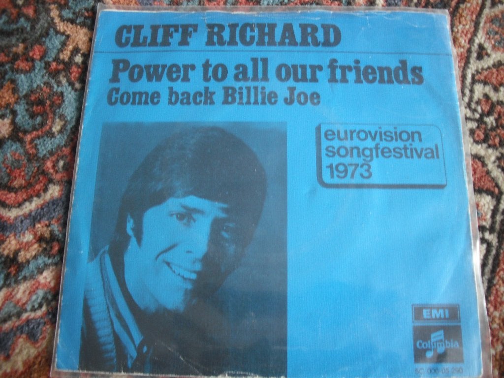 Cliff Richard - Power to all over friends., Cd's en Dvd's, Vinyl Singles, Ophalen of Verzenden, Gebruikt, Pop