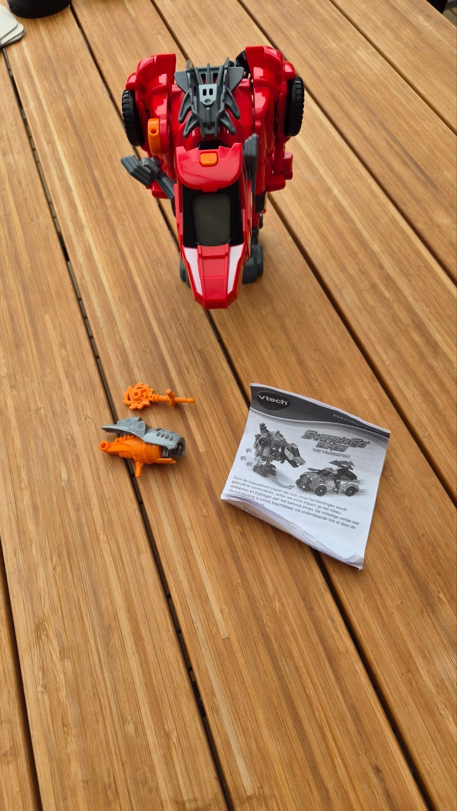 VTech Switch & Go Dinos Vinz Velociraptor, Ophalen, Zo goed als nieuw, 4 tot 6 jaar