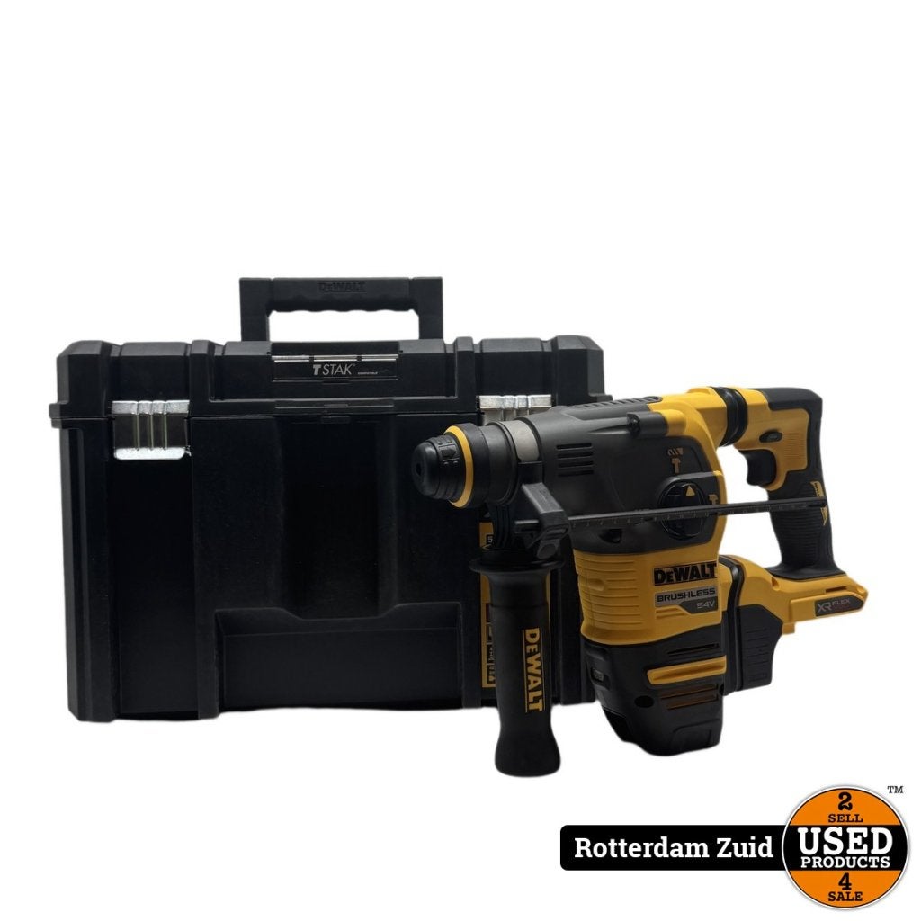 DeWalt DCH333NT-XJ 54V Accucombihamer | Met garantie, Dewalt, Gebruikt, Support@dewalt.com, 701 E. Joppa Road
Towson, MD 21286
USA