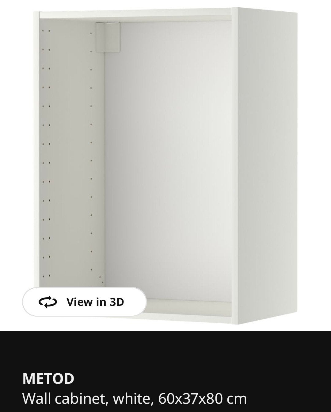 Ikea Metod 60 breed, 80 hoog, 37 diep (2x), Ophalen, 50 tot 100 cm, Zo goed als nieuw, Minder dan 100 cm