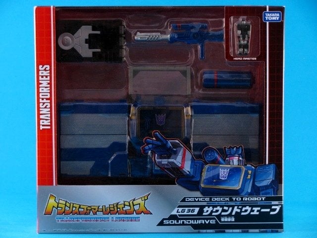 Transformers Takara Legends Headmaster Soundwave, Overige generaties, Ophalen of Verzenden, Zo goed als nieuw, Decepticons