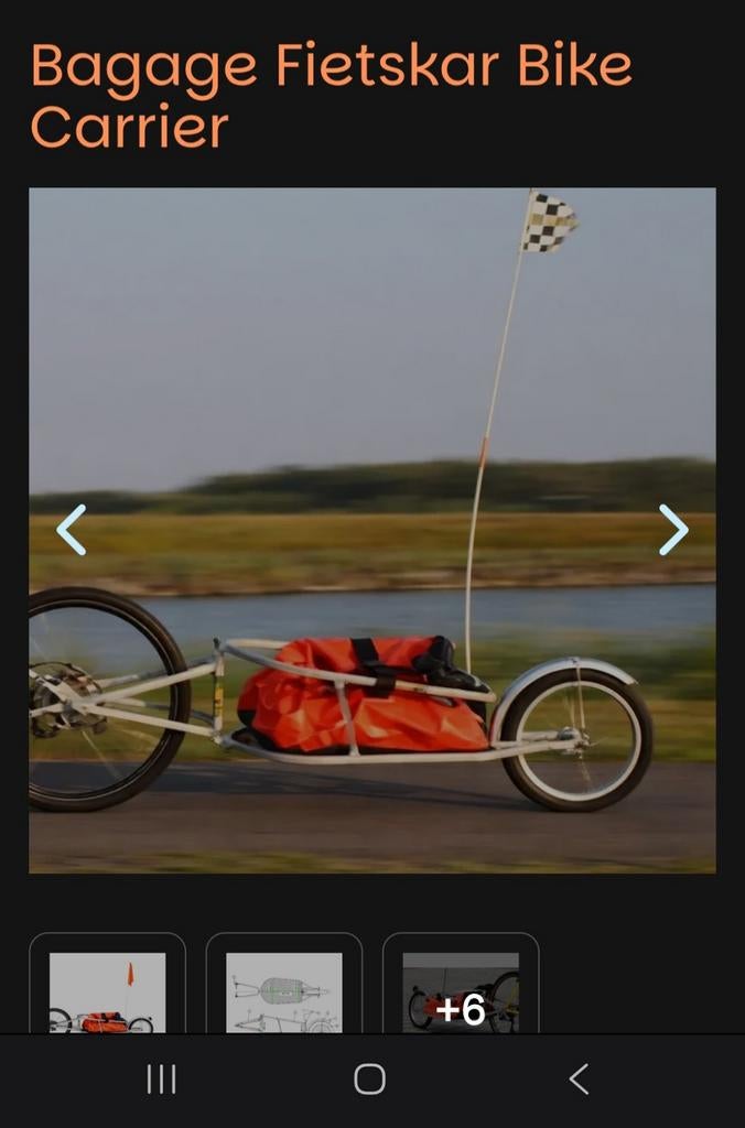 Bagage fietskar bike carier, Fietsen en Brommers, Fietsaccessoires | Aanhangers en Karren, Ophalen, Bagagekar, 20 tot 40 kg