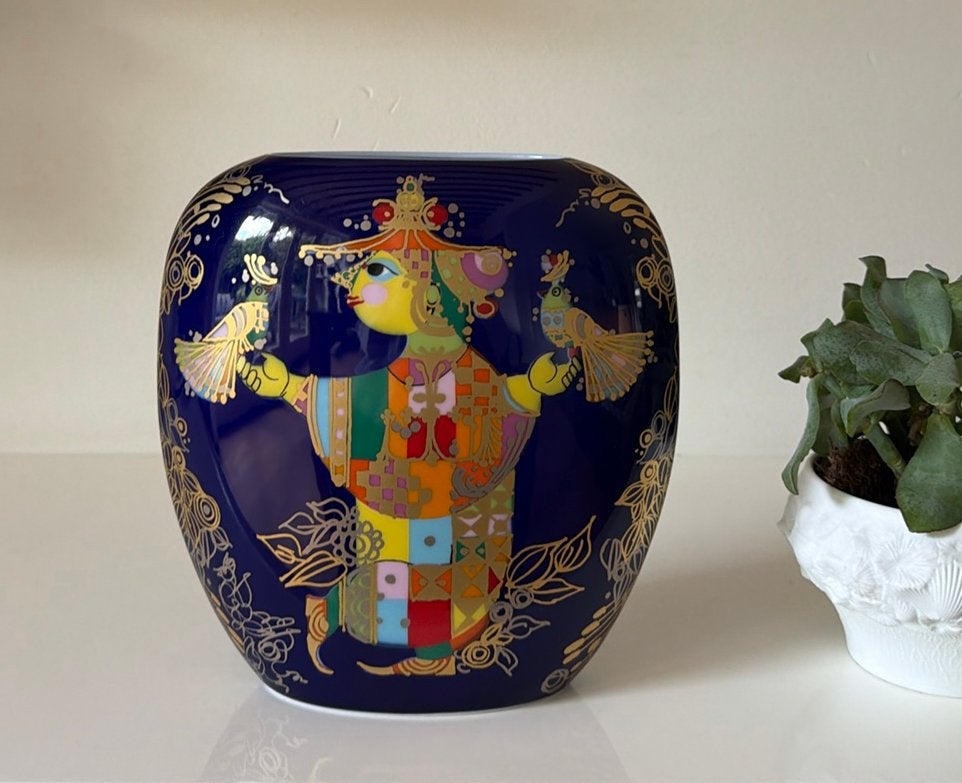 Rosenthal 1001 nacht grote vaas, Ophalen of Verzenden, Zo goed als nieuw, Porselein
