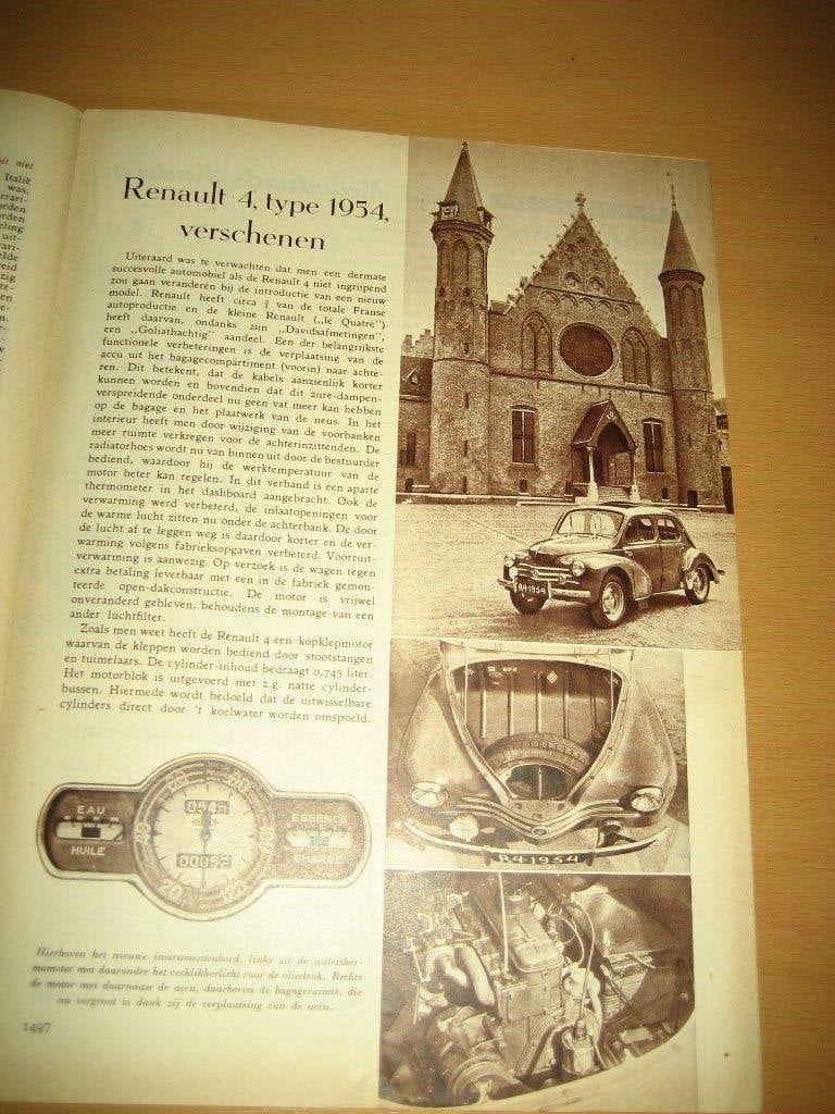 AK 1953 39 Opel Kapitän Volvo PV 444 Renault 4, Boeken, Ophalen, Zo goed als nieuw, Opel