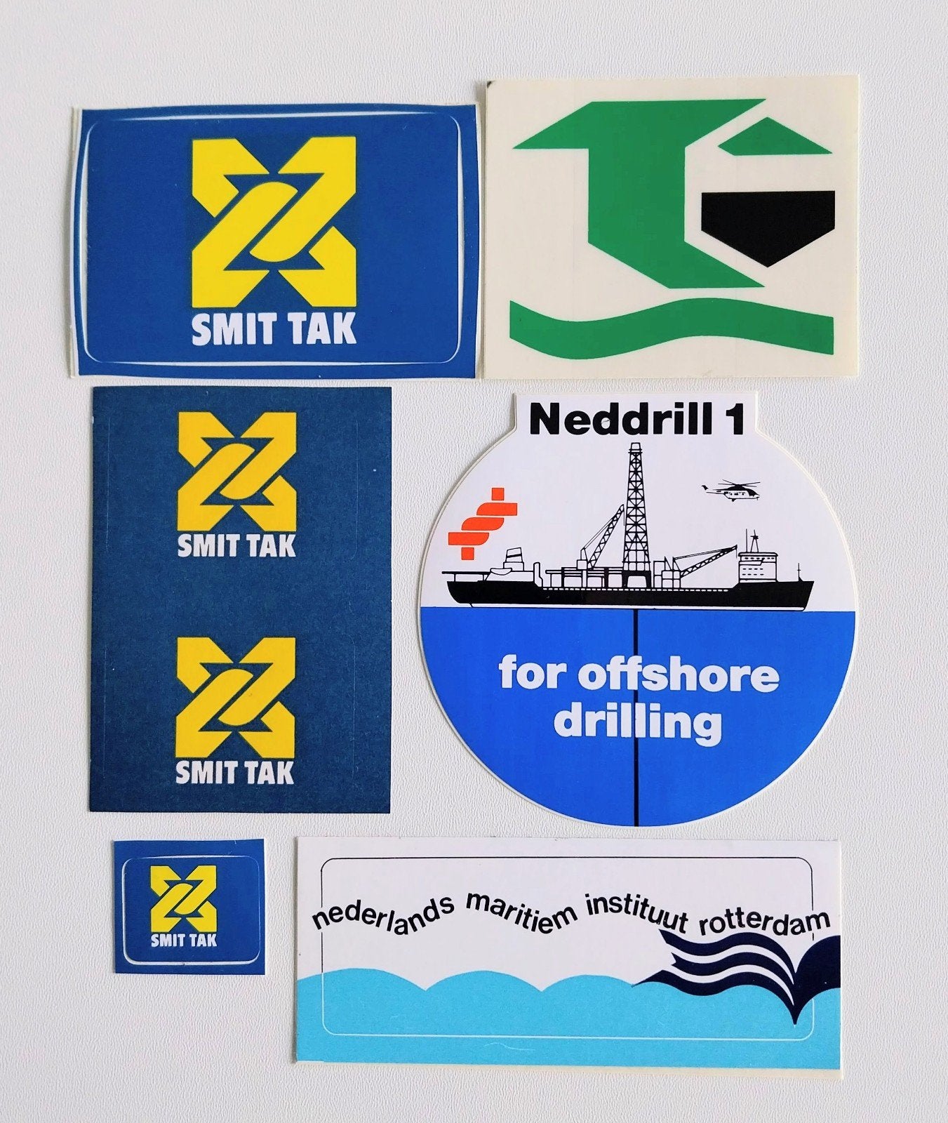 7 Maritieme stickers., Ophalen of Verzenden, Zo goed als nieuw