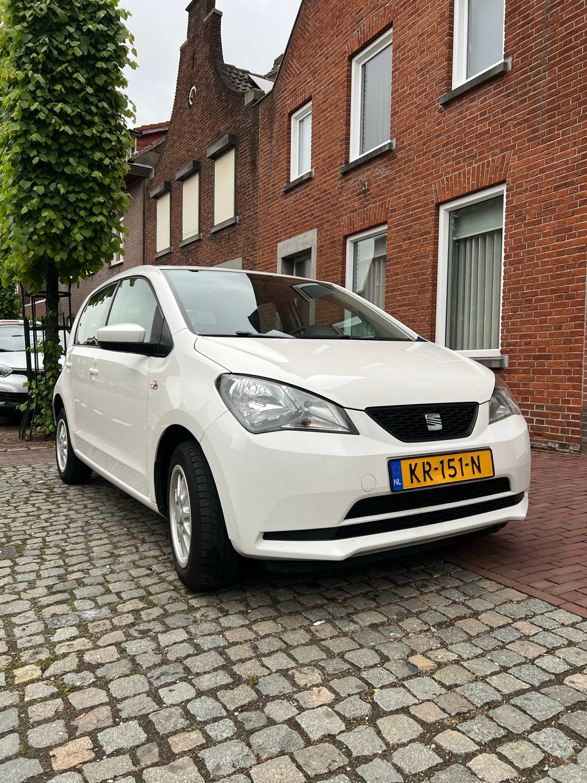 Seat Mii 1.0 44KW 2013 Wit, Auto's, Seat, Voorwielaandrijving, 4 stoelen, Mii, Wit