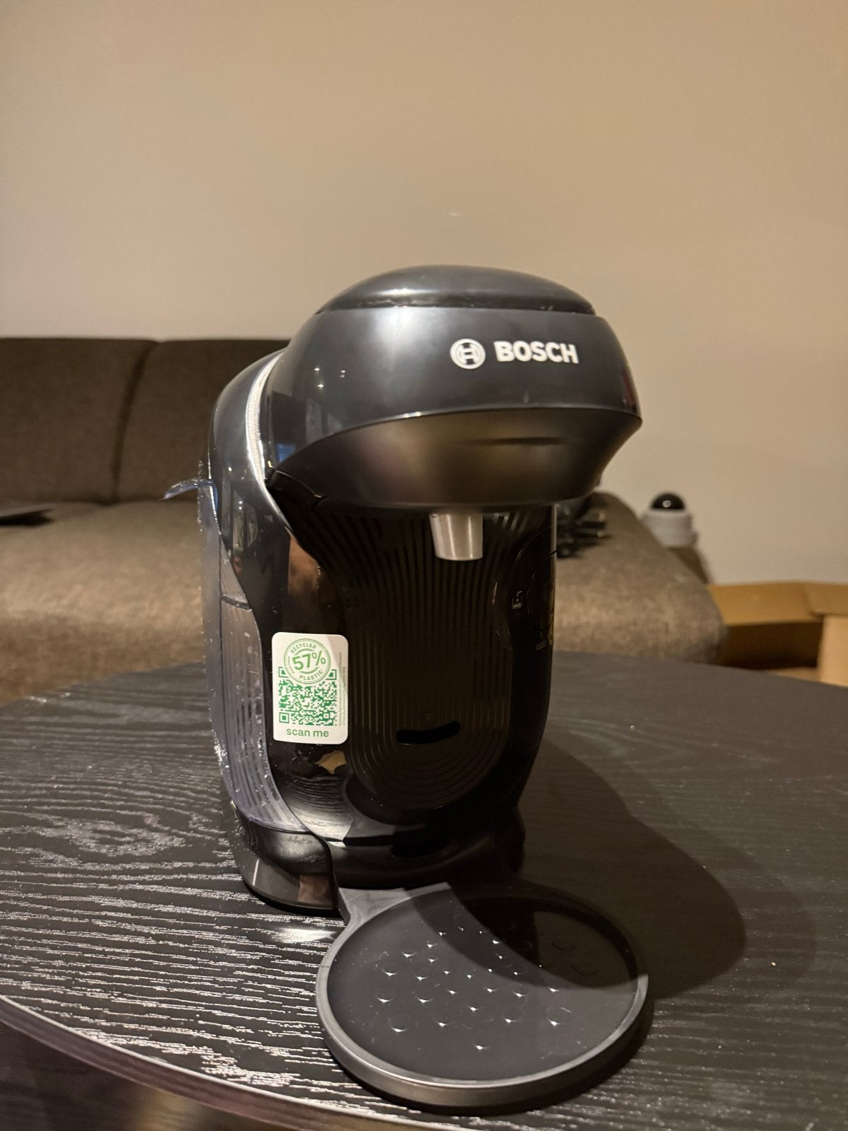 Bosch Tassimo Vivy 2 - Zwart (Nieuwstaat), Ophalen of Verzenden, Zo goed als nieuw, Koffiemachine, Koffiepads en cups