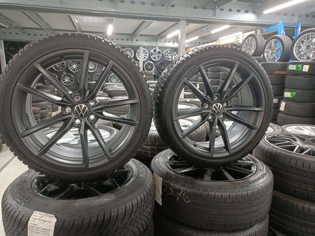 VW Passat Pretoria lichtmetaal velgen 19"inch winterbanden, Ophalen, Gebruikt, 19 inch, Banden en Velgen