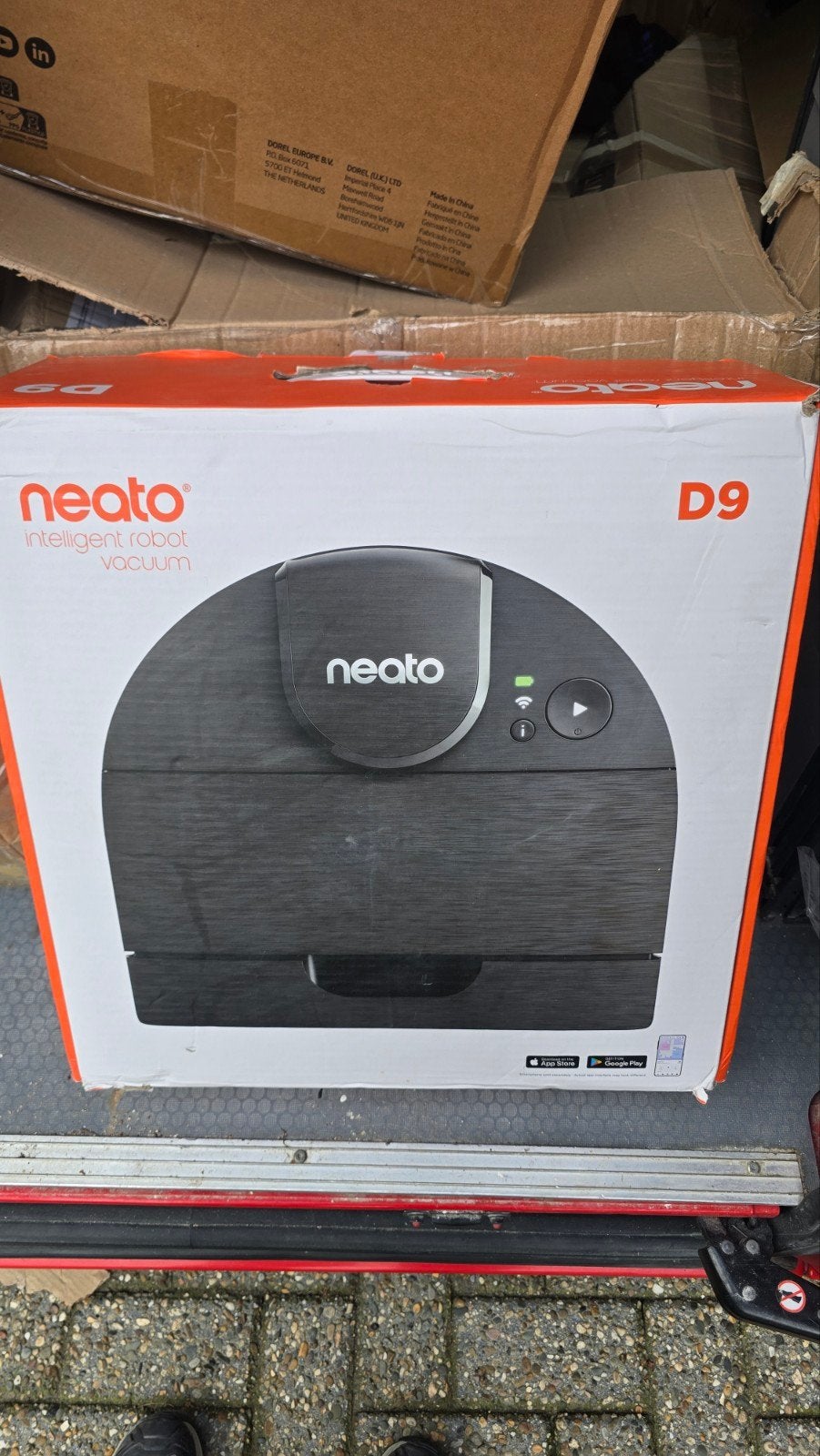 Neato D9 Intelligent Robot Stofzuiger - Defect, Ophalen of Verzenden, Bedienbaar via app, Robotstofzuiger, Niet werkend