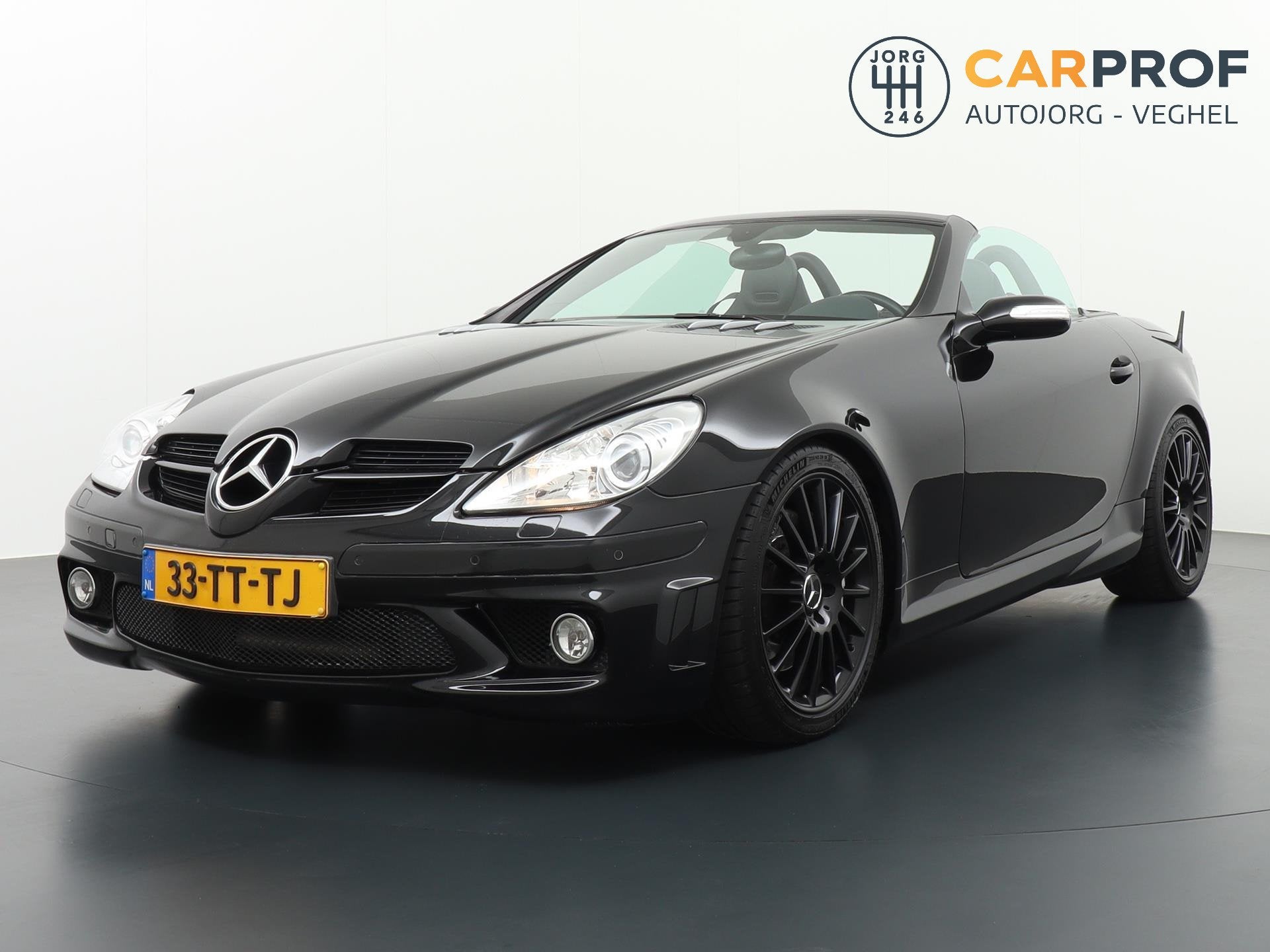 Mercedes-Benz SLK-klasse AMG 55 Mercedes-Benz SLK-klasse 55, Auto's, Automaat, Cabriolet, 360 pk, Zwart