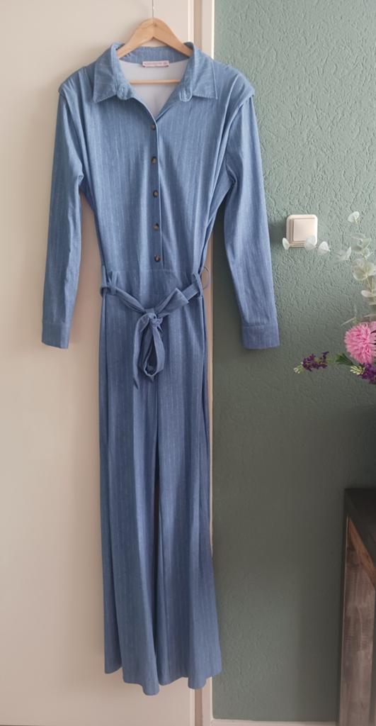 Denim look jumpsuit Studio Anneloes, XXL, Studio Anneloes, Blauw, Maat 46/48 (XL) of groter, Ophalen of Verzenden