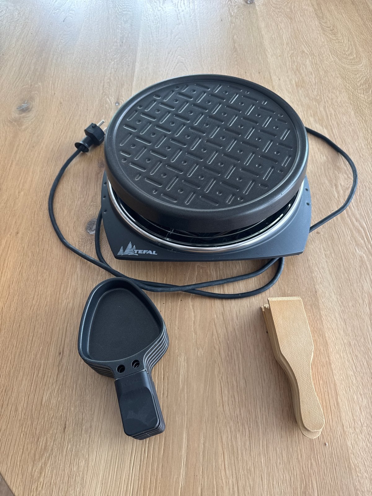Tefal Raclette Grill - Compleet met pannetjes en spatels, Ophalen of Verzenden, Zo goed als nieuw