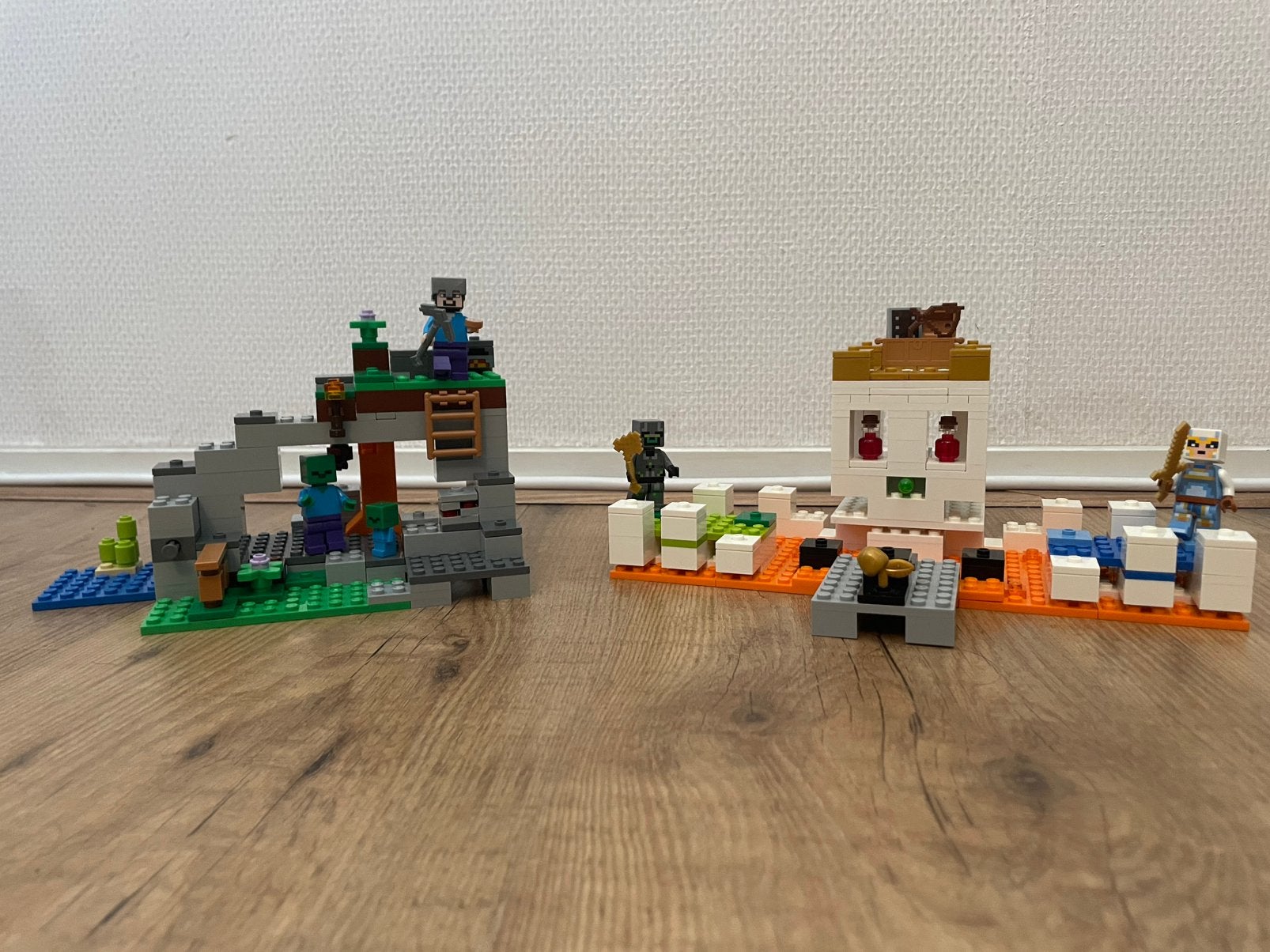 Lego Minecraft 21141 & 21145, Ophalen, Minecraft, Lego, Compleet