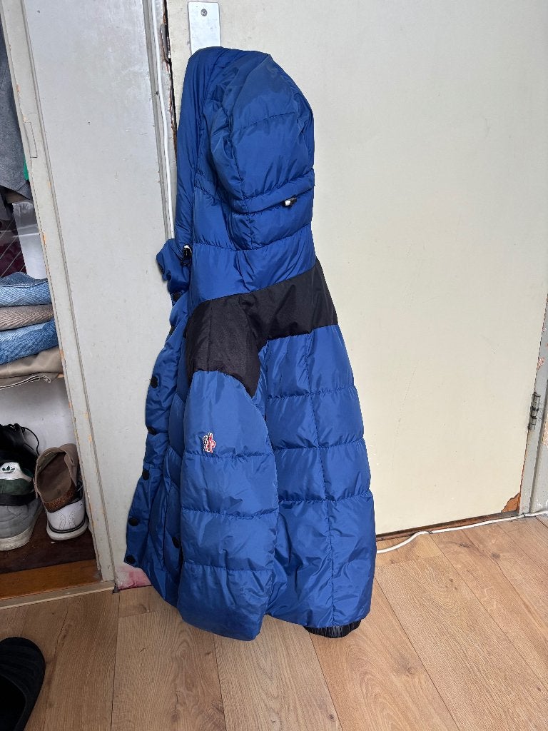 Moncler Grenoble Rodenberg Winterjas Maat 4 (XL), Moncler, Blauw, Maat 56/58 (XL), Ophalen of Verzenden