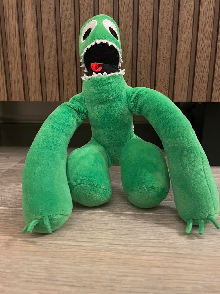 Groen Monster Knuffel - Rainbow Friends, Ophalen, Overige merken, Overige karakters, Overige typen