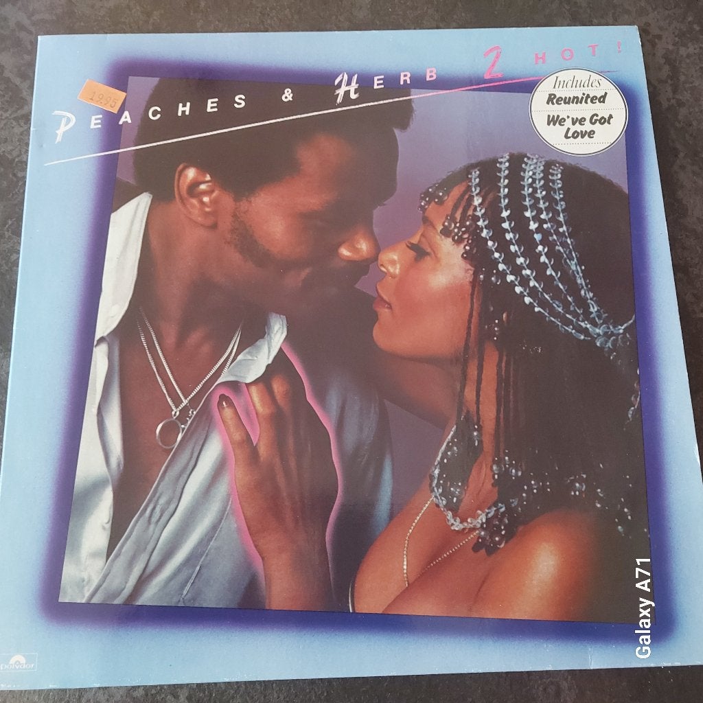 LP Peaches & Herb - 2 Hot (1978), LP, Gebruikt, Ophalen of Verzenden, Fotohoes