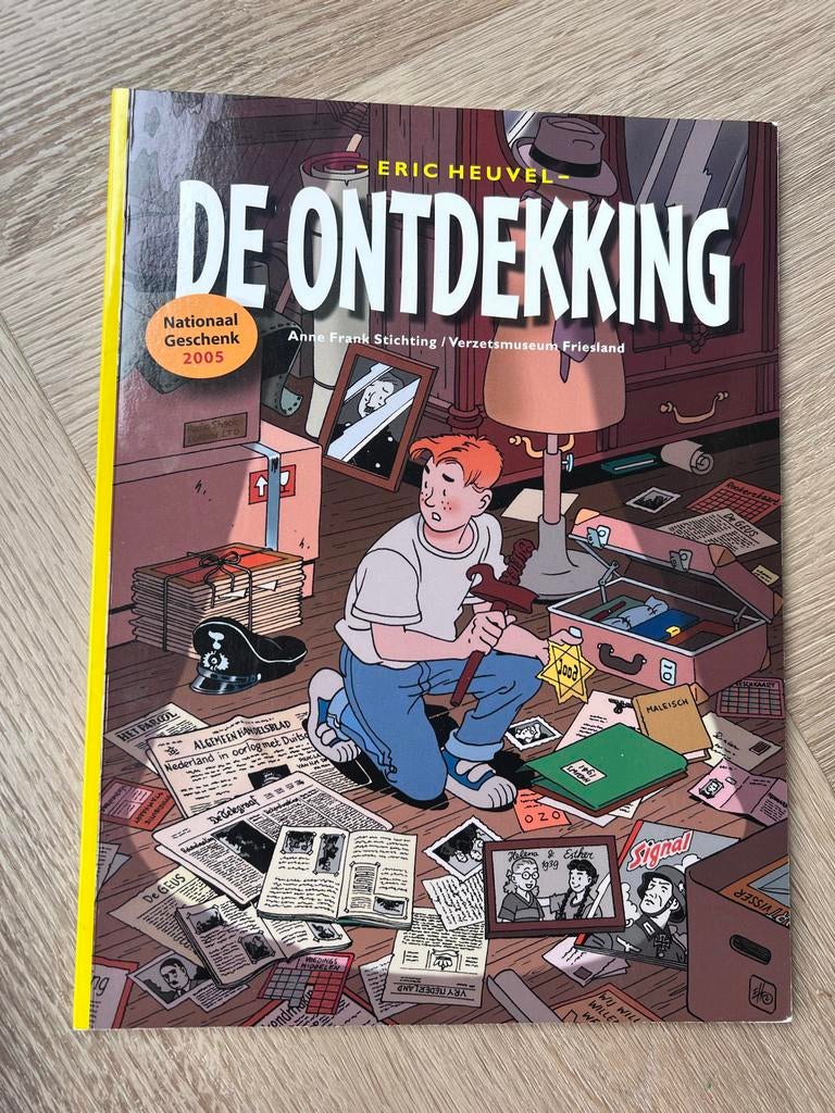 De Ontdekking - Eric Heuvel - Nationaal Geschen, Boeken, Eén stripboek, Ophalen of Verzenden, Zo goed als nieuw