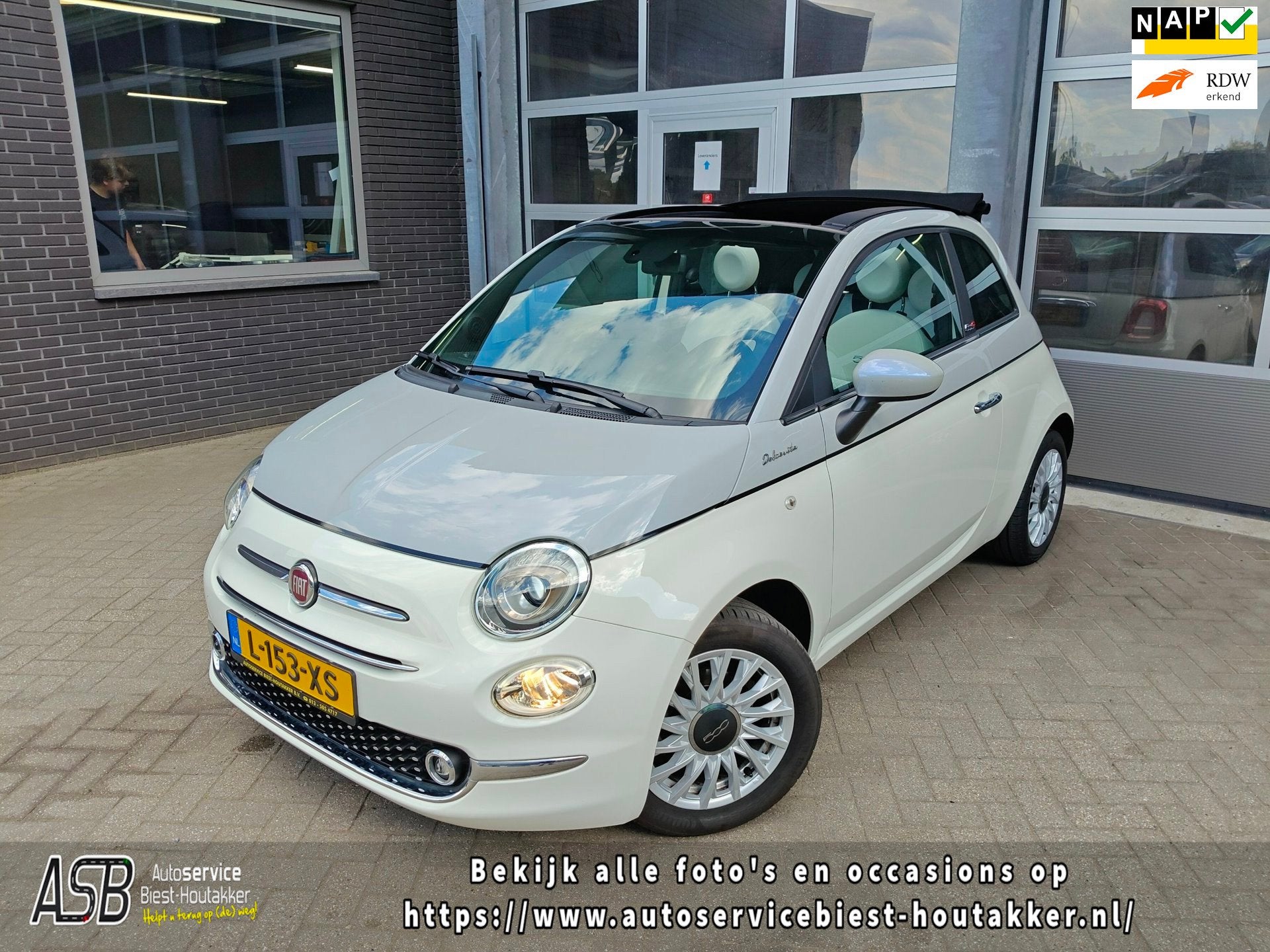 Fiat 500 C 1.0 Hybrid Pop | Dolcevita | Carplay | Cabrio | D, Voorwielaandrijving, Gebruikt, Euro 6, Cabriolet
