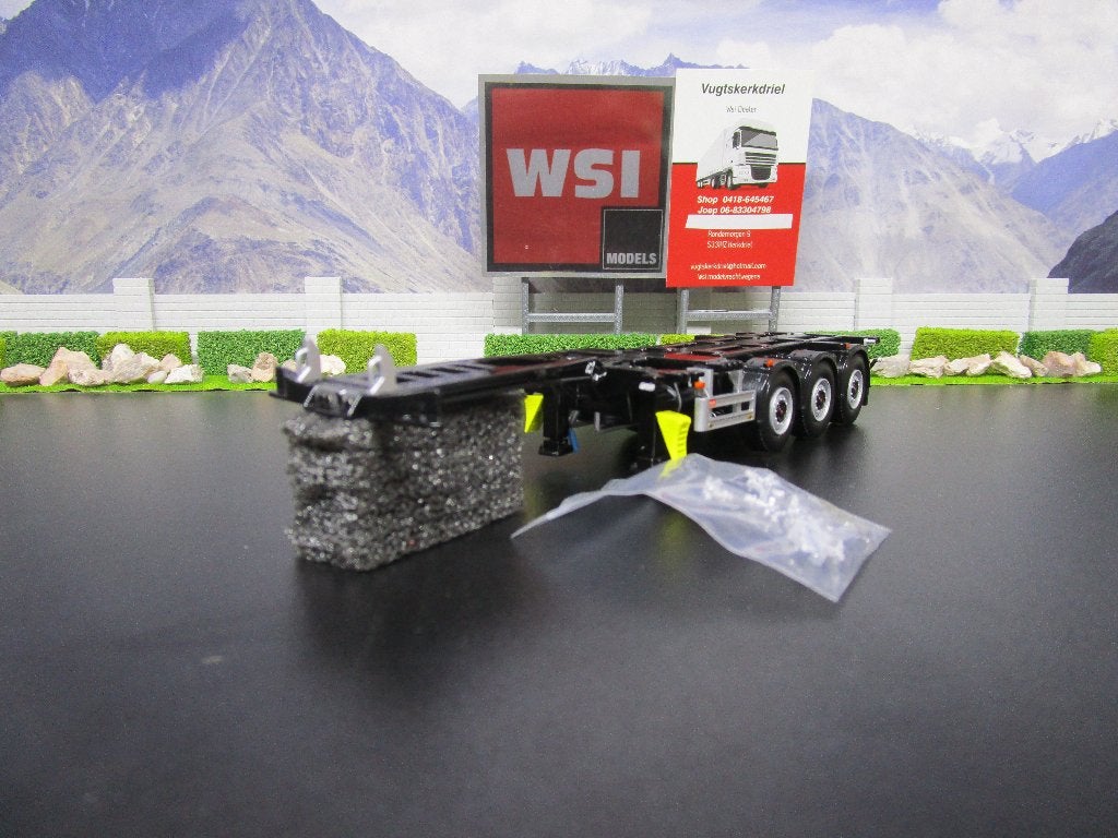 wsi 03-1010 pacton uischuifbare container chassis 3 as, Ophalen of Verzenden, Nieuw, Bus of Vrachtwagen, Wsi