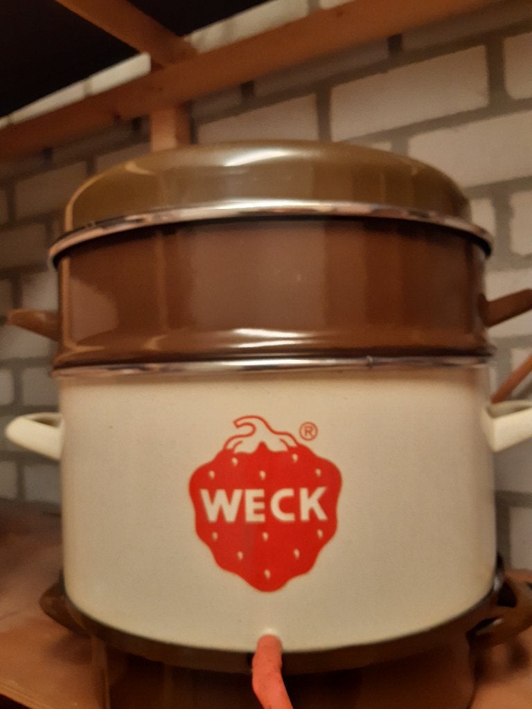 sapketel Weck, Ophalen, Gebruikt, Overige typen, Emaille