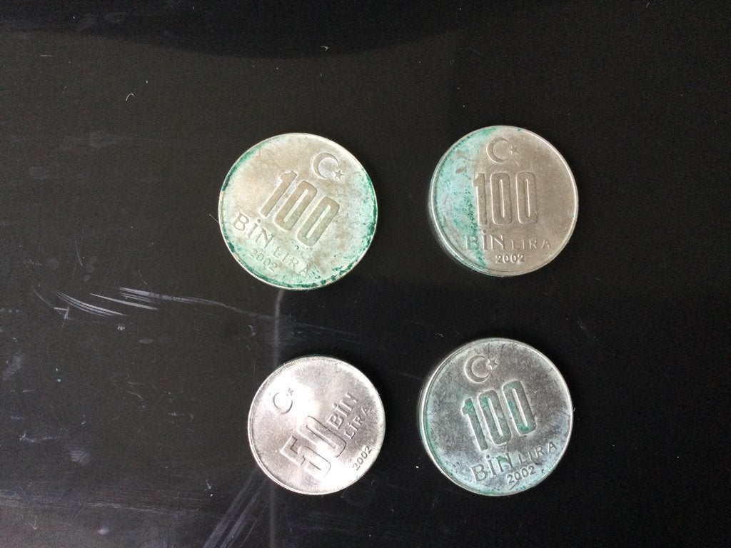 4 munten uit Turkije, Ophalen of Verzenden, Overige landen, Losse munt