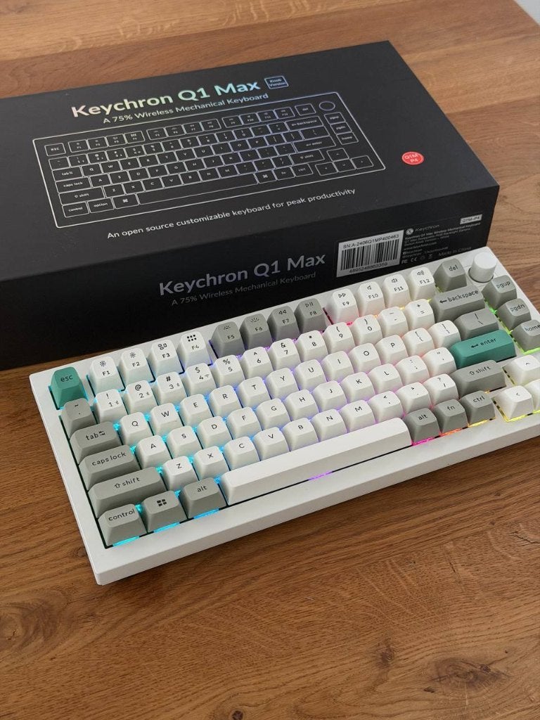 Keychron Q1 Max, Computers en Software, Toetsenborden, Ophalen, Keychron, Gaming toetsenbord, Zo goed als nieuw