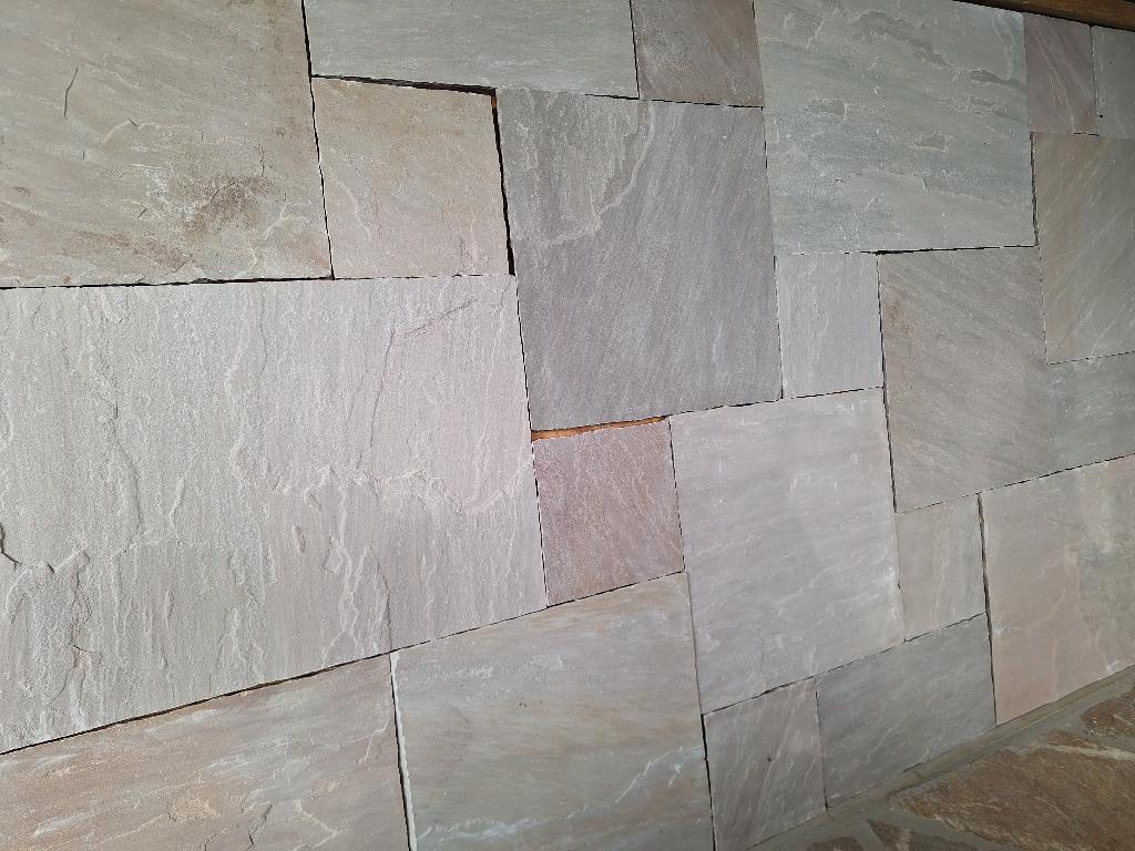 tuintegels mediterrane Kandla White wildverband gekapt, Ophalen of Verzenden, Nieuw, Natuursteen, Terrastegels