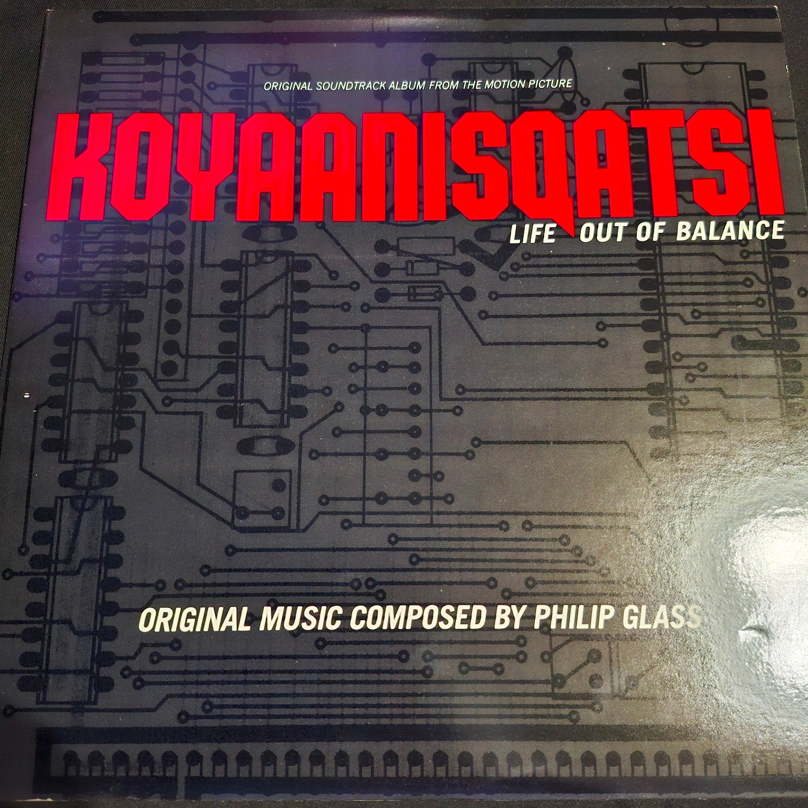 Philip Glass - Koyaanisqatsi (1983) US Pressing Soundtrack, Cd's en Dvd's, Ophalen of Verzenden, Zo goed als nieuw, 12 inch