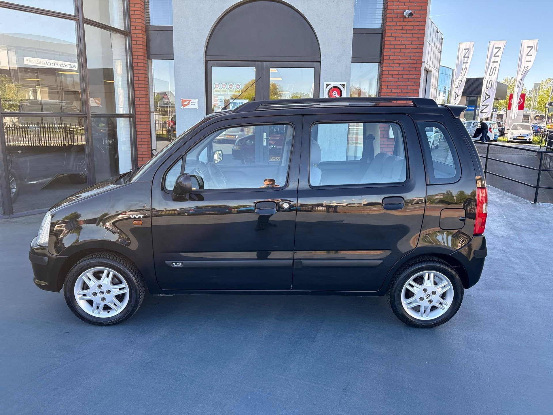 Suzuki Wagon R+ 1.3 FreeStyle AUTOMAAT AIRCO HOGE INSTAP, 94 pk, Wagon R+, Zwart, Bedrijf