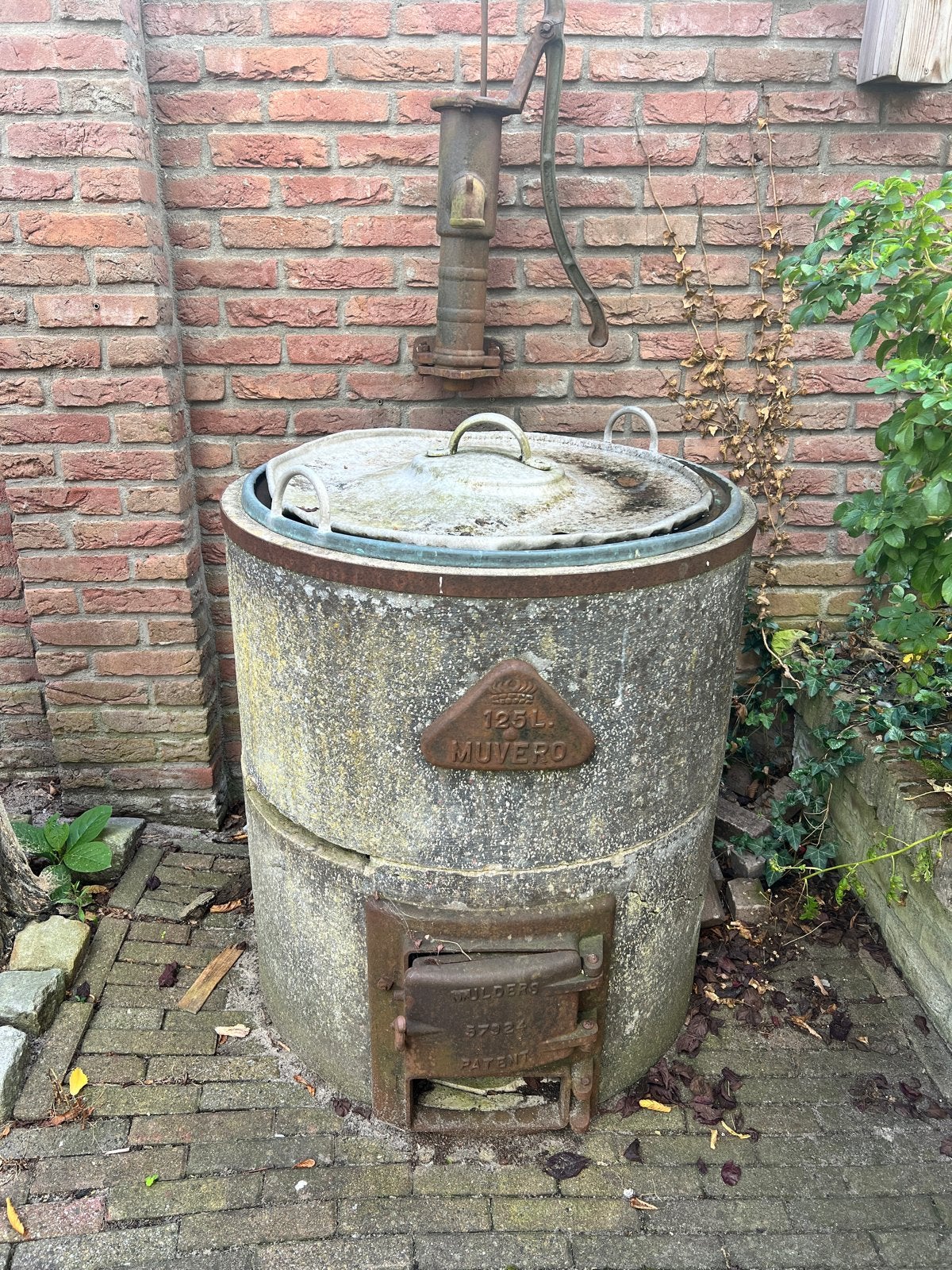 Antieke wasketel Muvero - Decoratief object, Antiek en Kunst, Ophalen