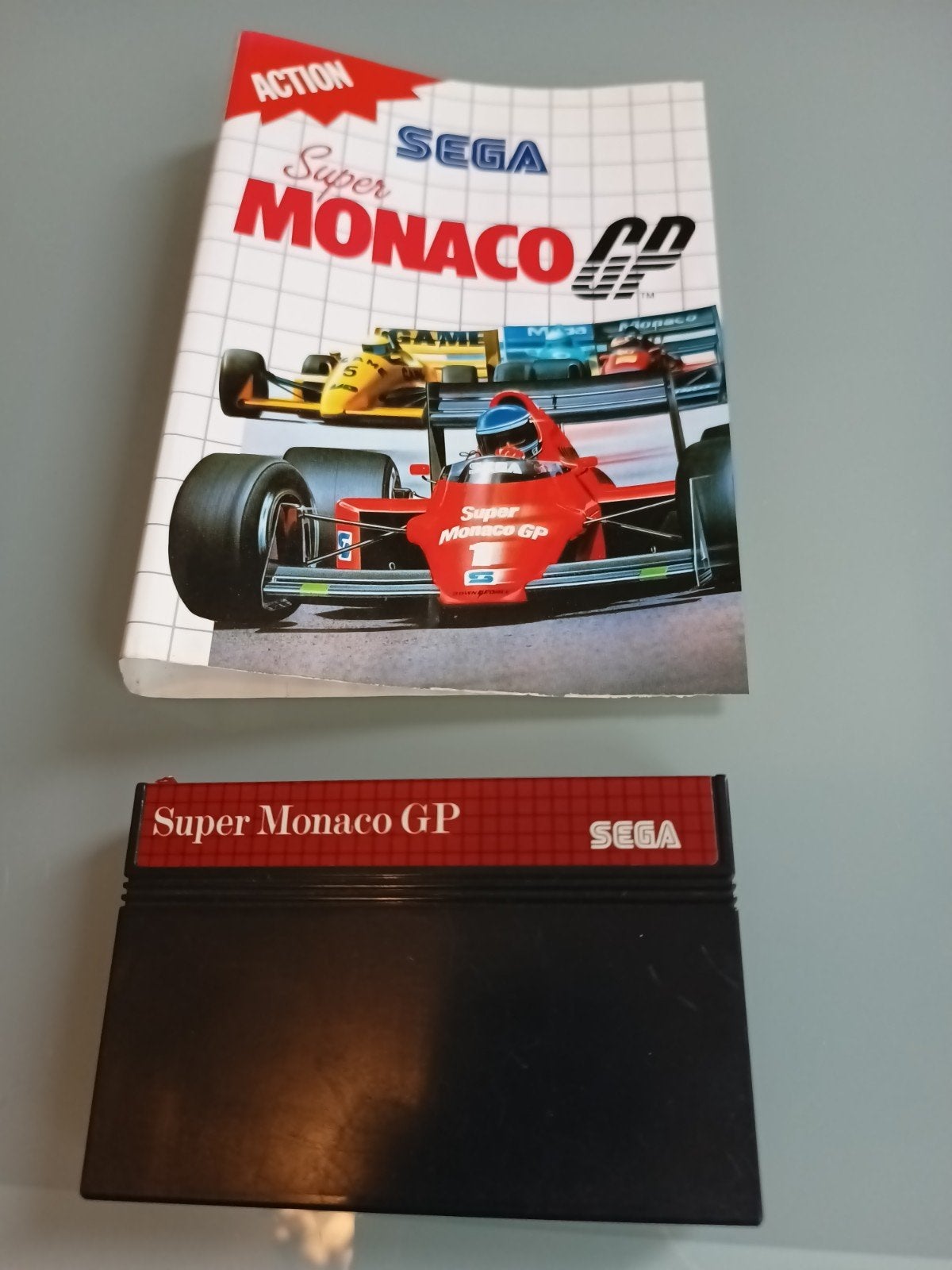 Super Monaco GP SEGA Master System, Gebruikt, Racen en Vliegen, 2 spelers, Ophalen of Verzenden