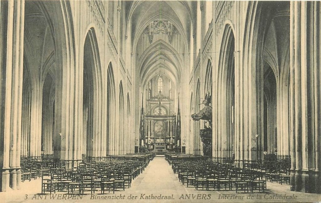 701-443-019 Antwerpen Kathedraal, Verzenden, Voor 1920, Overig Europa