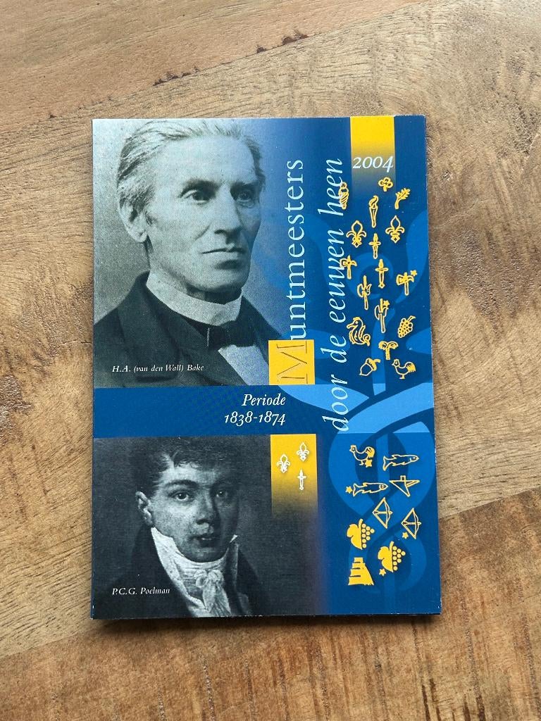 Muntmeesters door de eeuwen heen 2004, Postzegels en Munten, Munten | Nederland, Ophalen of Verzenden, Koningin Beatrix, Euro's