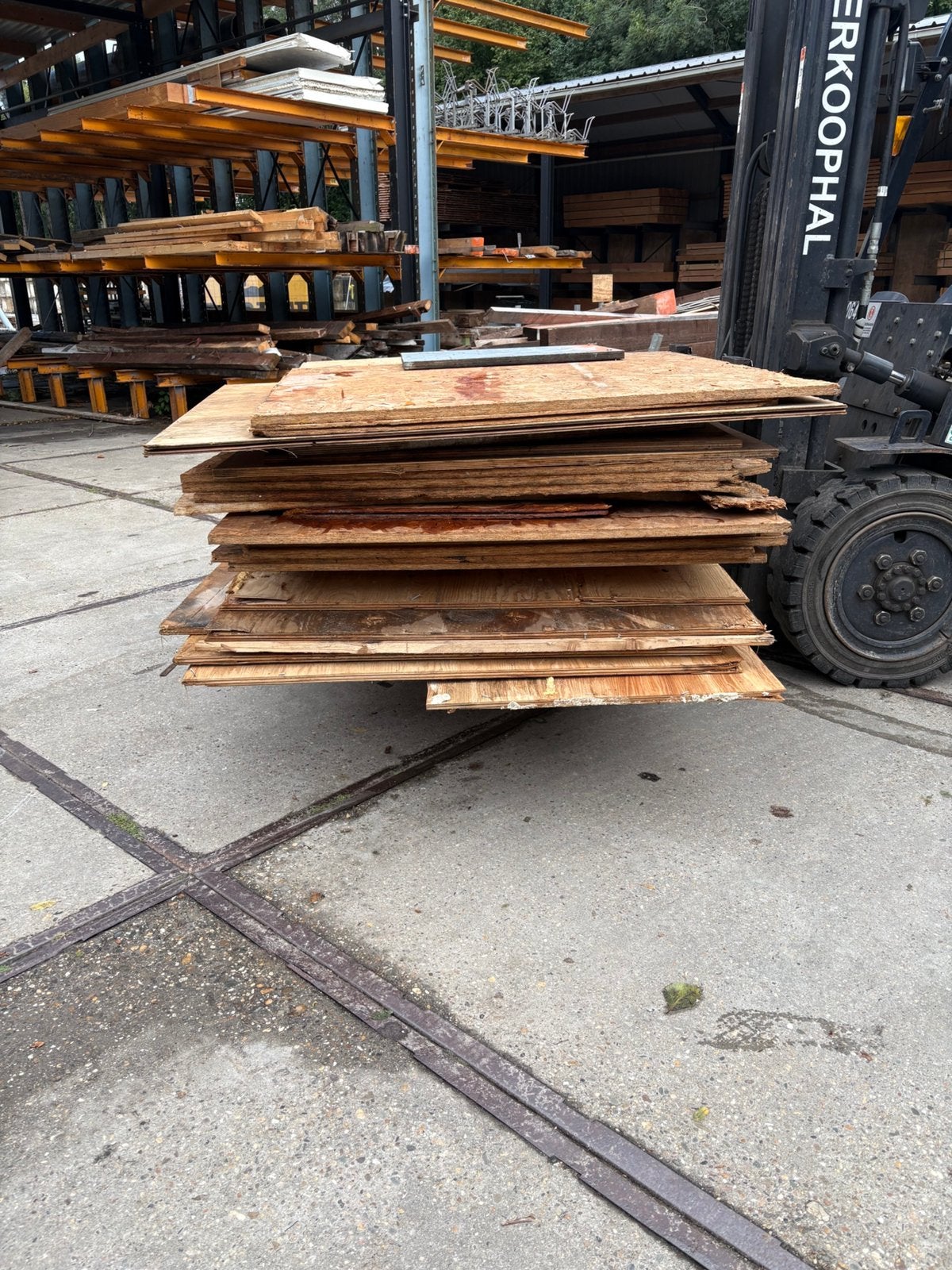 Plaatmateriaal uit de sloop, Ophalen, Gebruikt, 180 tot 250 cm, Overige typen