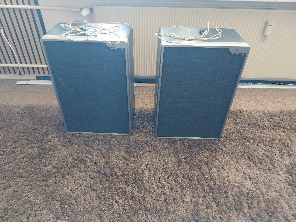 Philips 22ah467 luidsprekers 1976, Audio, Tv en Foto, Luidsprekers, Ophalen, Stereo speakers, Philips, Gebruikt