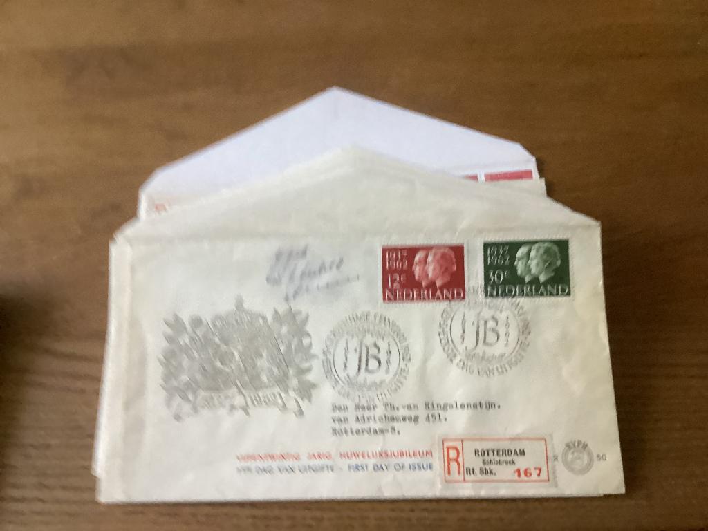 No1488 E50 aangetekend Rotterdam Heb van Nederland, Ophalen, Beschreven, Nederland