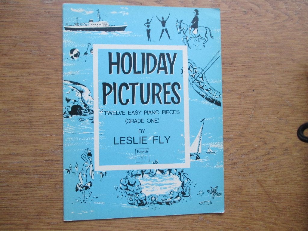 Holiday pictures  leslie fly -12 gemakkelijke piano stukjes, Gebruikt, Klassiek, Ophalen of Verzenden, Artiest of Componist