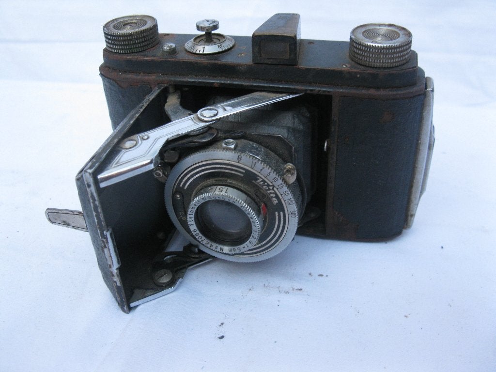 Antieke kleinbeeldcamera welta compur 35mm, Ophalen of Verzenden, Compact, Overige Merken