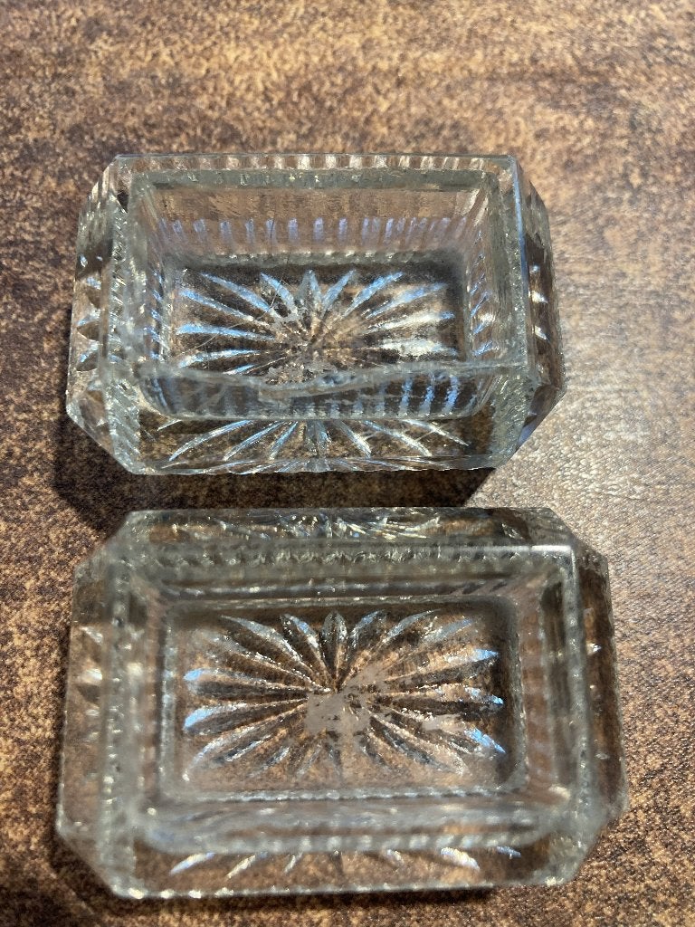 2 Twee oude Salt Cellar Zoutvaatje schaaltje, Antiek en Kunst, Curiosa en Brocante, Ophalen