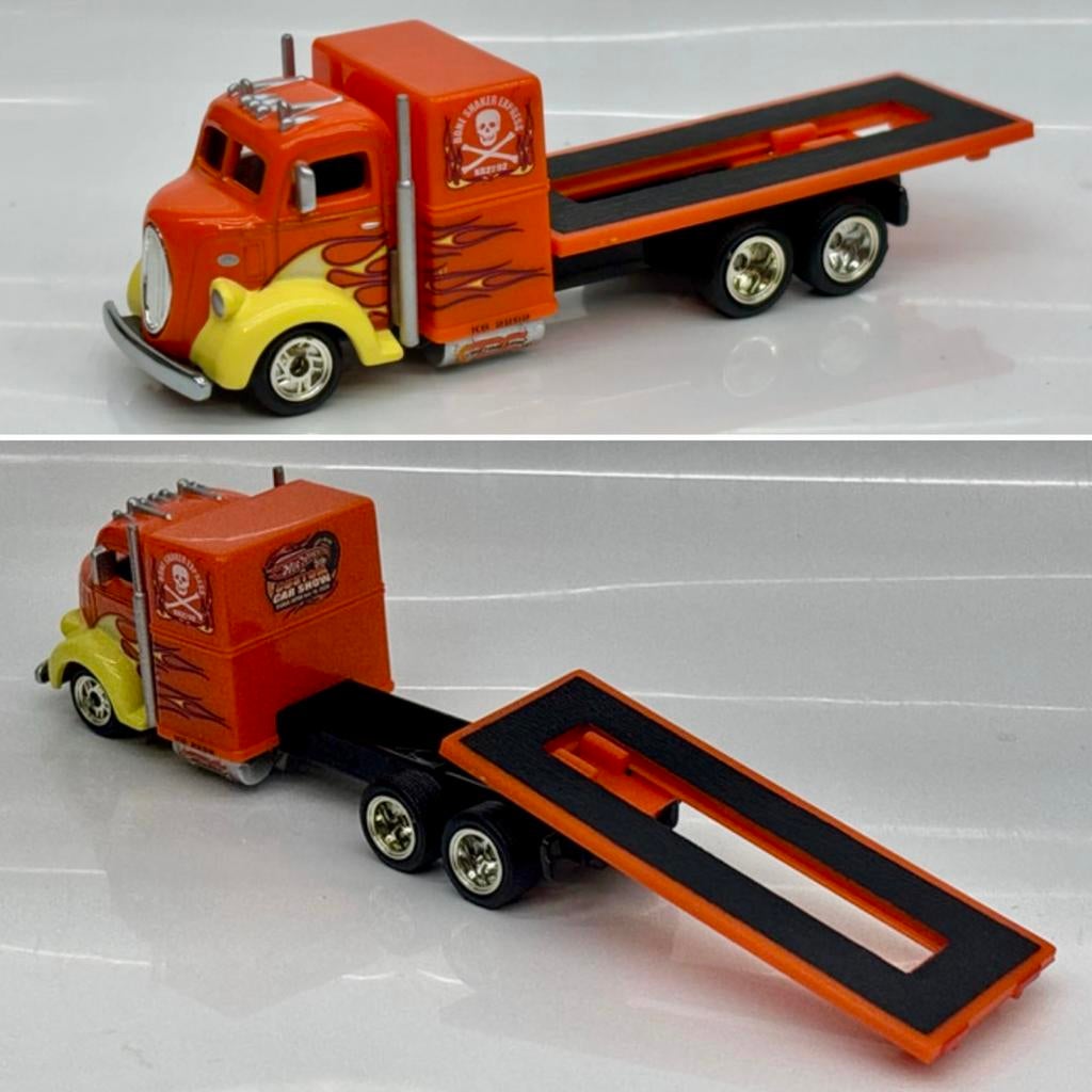 Hot Wheels flatbed truck 2006 Osaka Convention, Ophalen of Verzenden, Zo goed als nieuw, Bus of Vrachtwagen