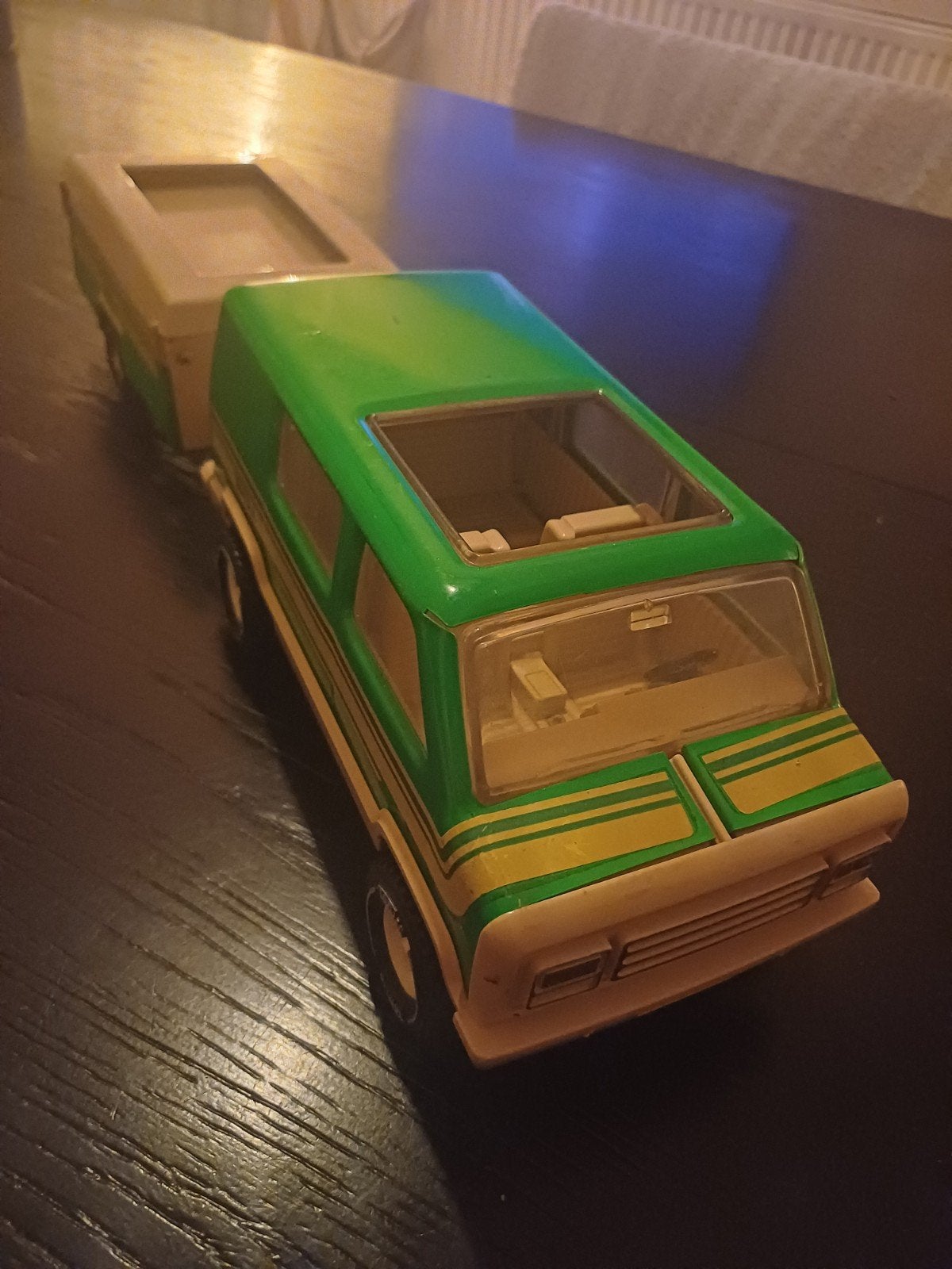 Vintage Tonka Camper Van met Caravan - Jaren '70 Speelgoed, Ophalen, Gebruikt