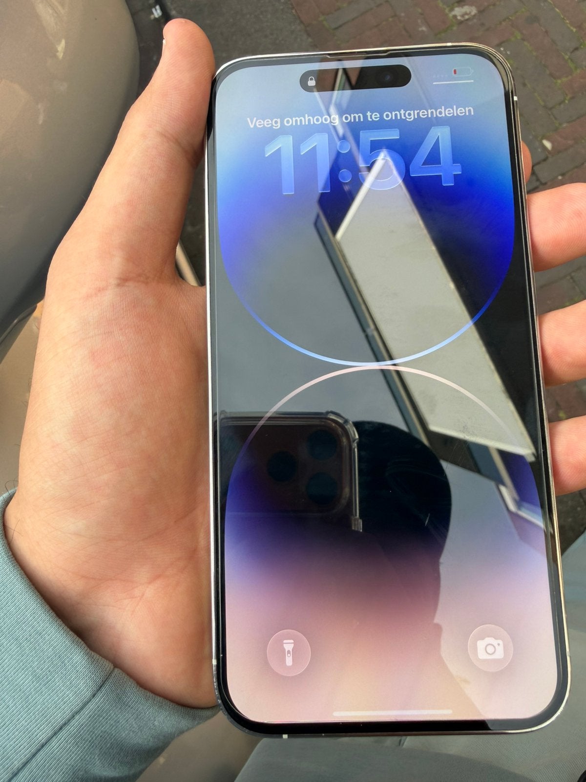 iPhone 14 pro max, 128 GB, Wit, Ophalen of Verzenden, Zo goed als nieuw