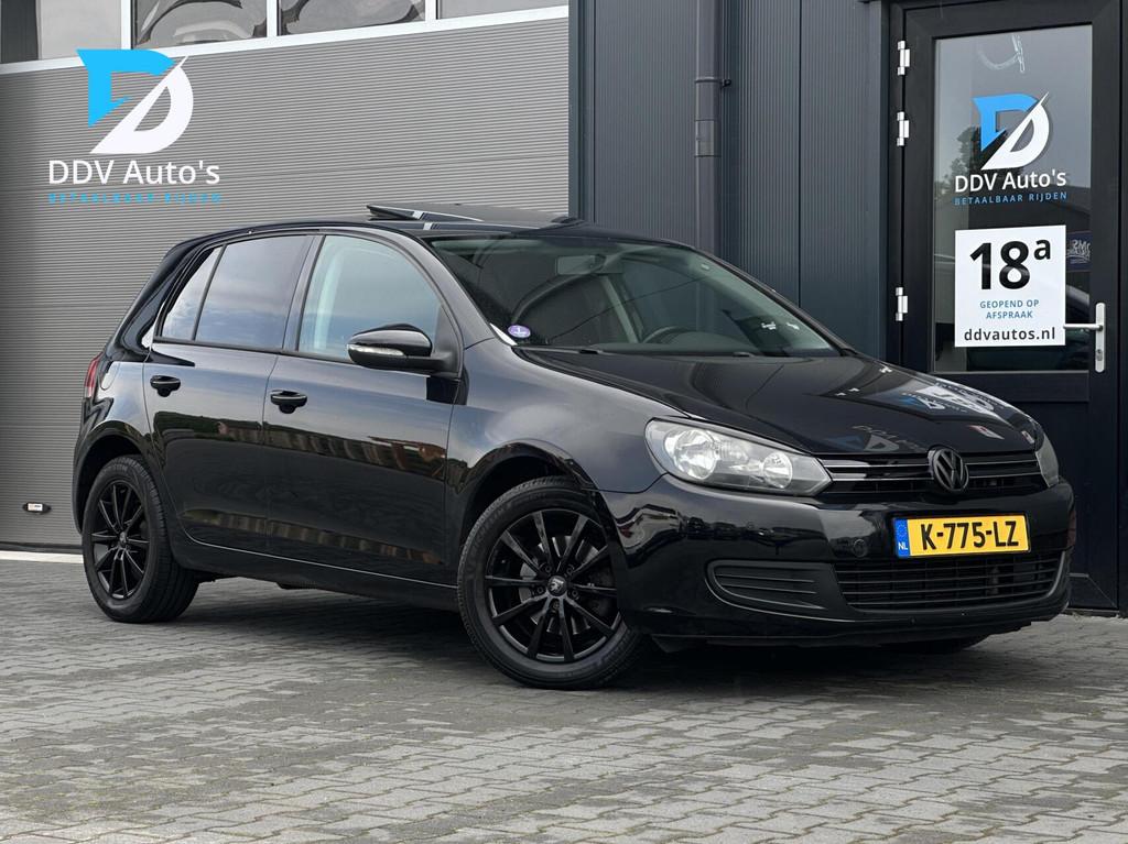 Volkswagen Golf 1.4 TSI/123pk Comfortline|Dakje|Cruise|Camer, Euro 5, Stof, Gebruikt, Zwart